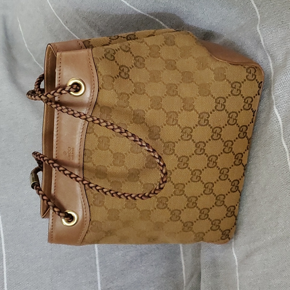 Gucci Woven Handle Tote